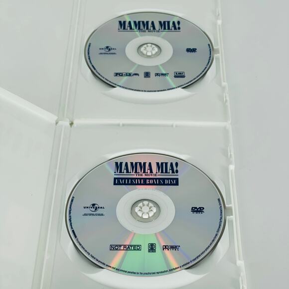 Mamma Mia! The Movie DVD 2-Disc Bundle - Good Used Condition - Picture 10 of 11